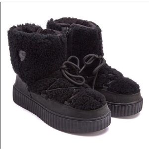 Pajar Ceria Shearling - Black Waterproof Winter Boots